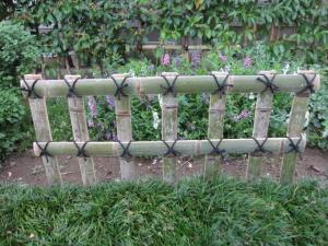 竹製フェンス